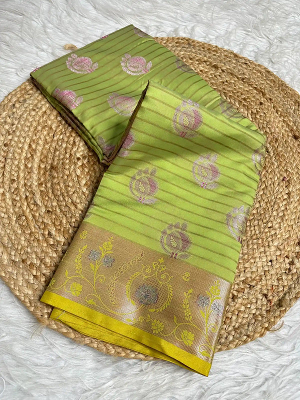 Subtle Softsilk Traditional Banarasi Saree