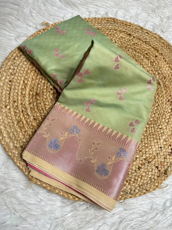 Subtle Softsilk Traditional Banarasi Saree