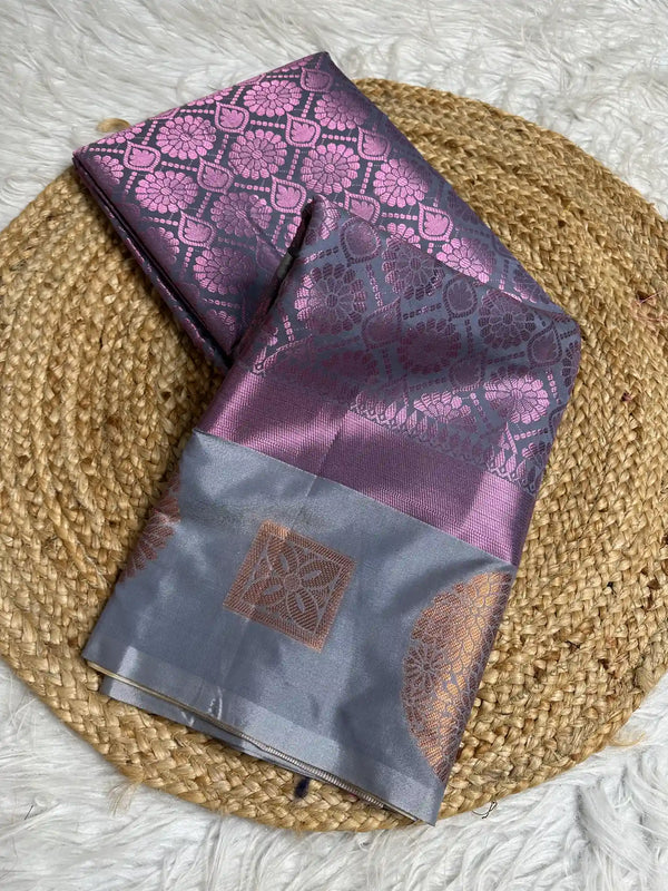 Subtle Softsilk Traditional Banarasi Saree