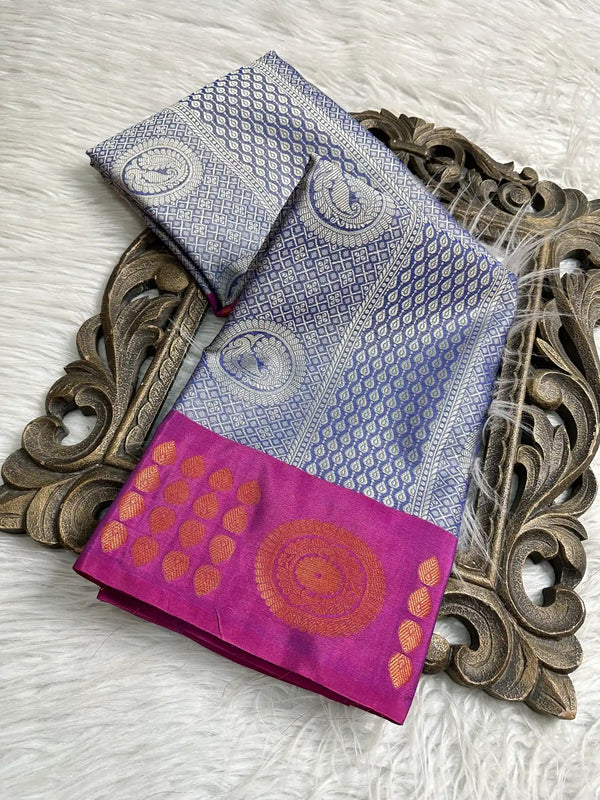 Subtle Softsilk Traditional Banarasi Saree