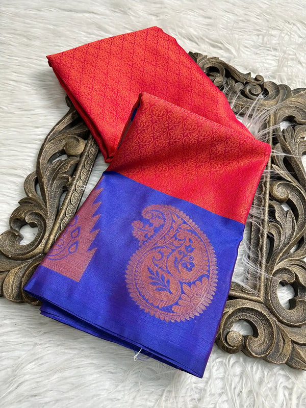 Subtle Softsilk Traditional Banarasi Saree