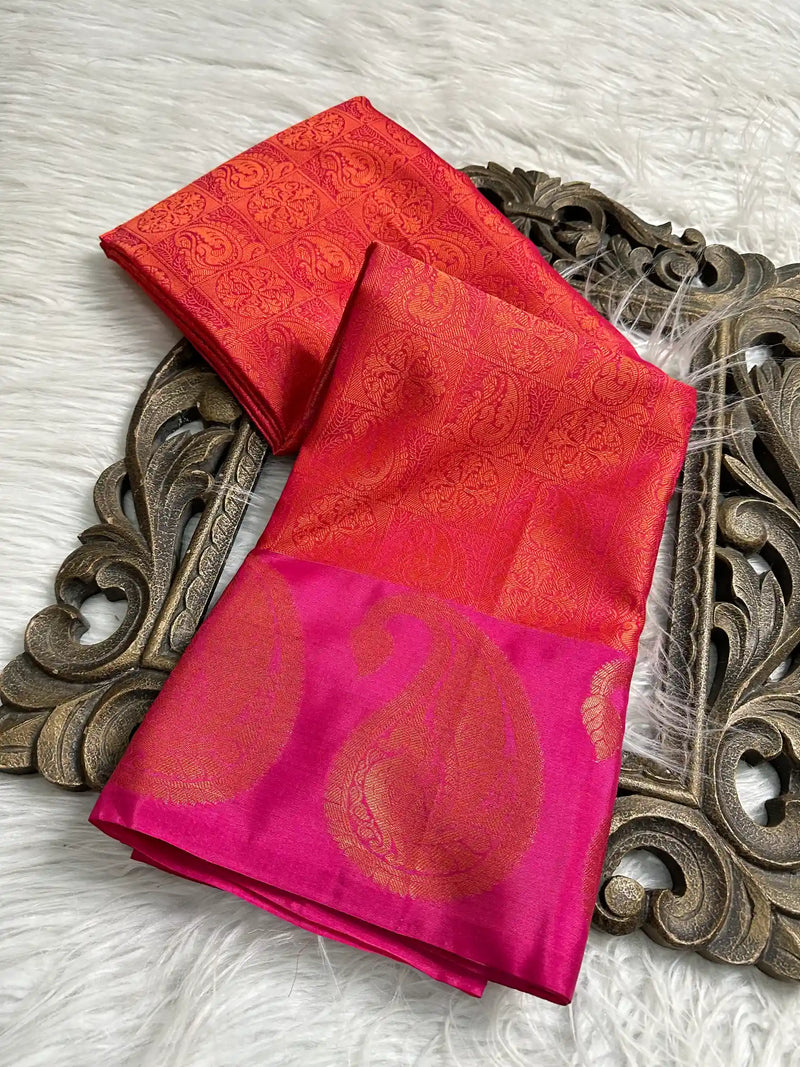 Subtle Softsilk Traditional Banarasi Saree