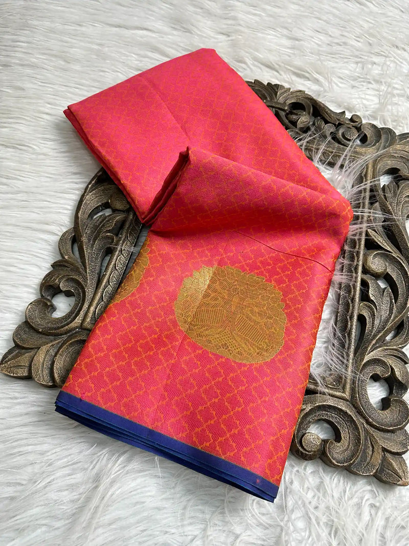 Subtle Softsilk Traditional Banarasi Saree