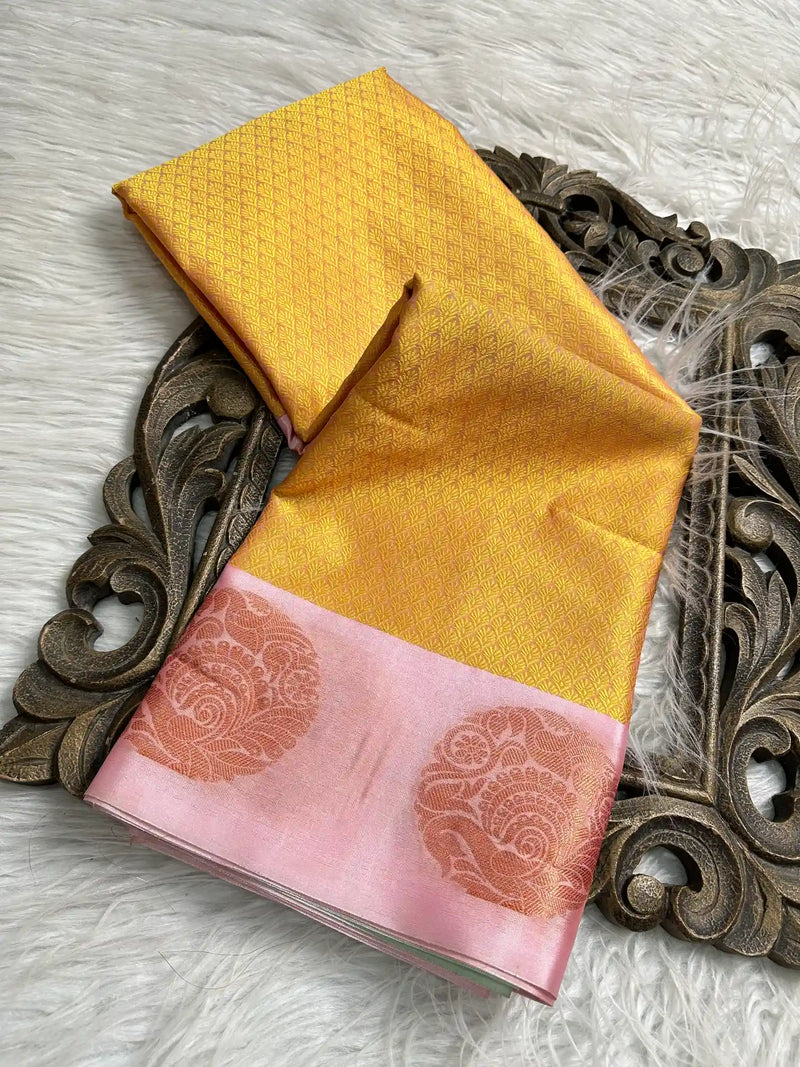 Subtle Softsilk Traditional Banarasi Saree