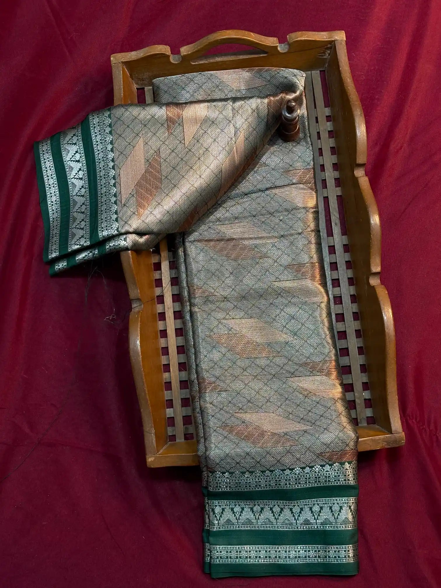 Traditional Embossed Weave Softsilk Banarasi Saree