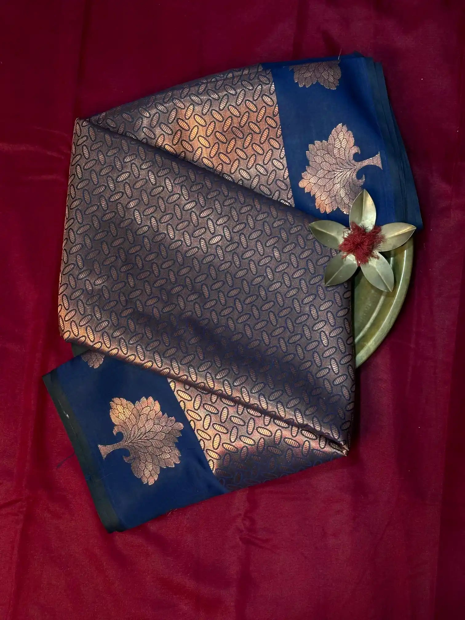 Traditional Embossed Weave Softsilk Banarasi Saree