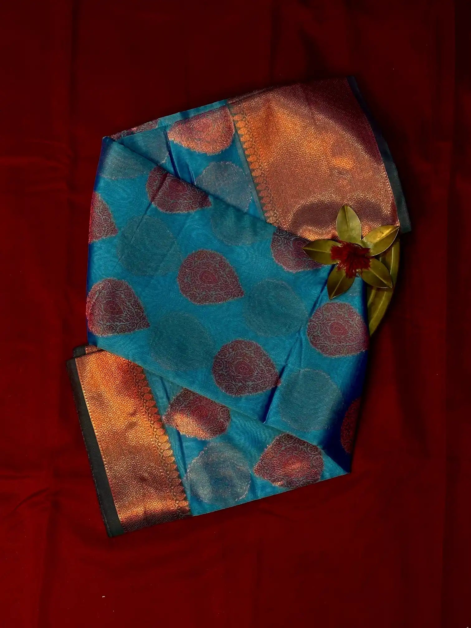 Traditional Embossed Weave Softsilk Banarasi Saree