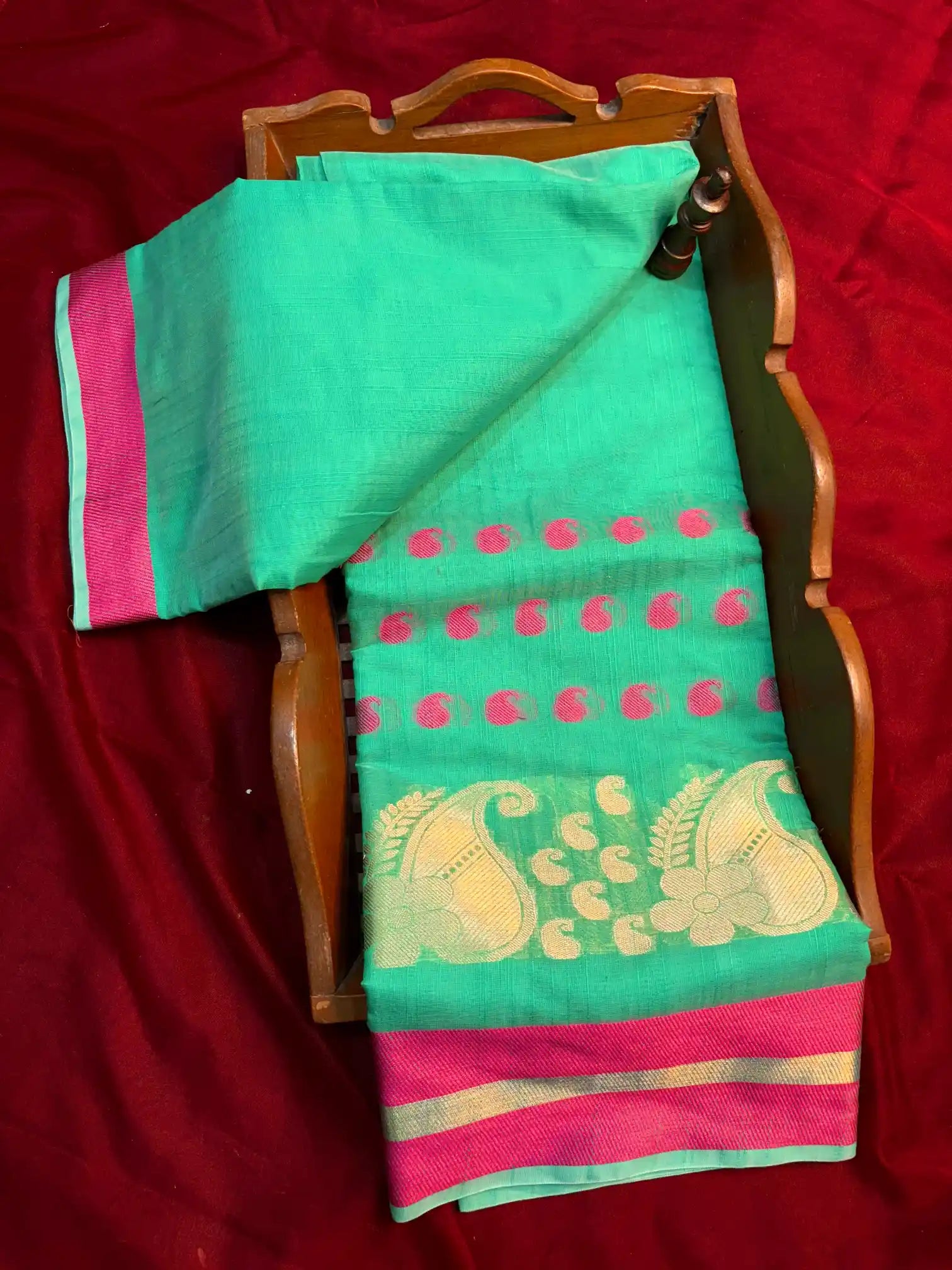 Traditional Embossed Weave Softsilk Banarasi Saree
