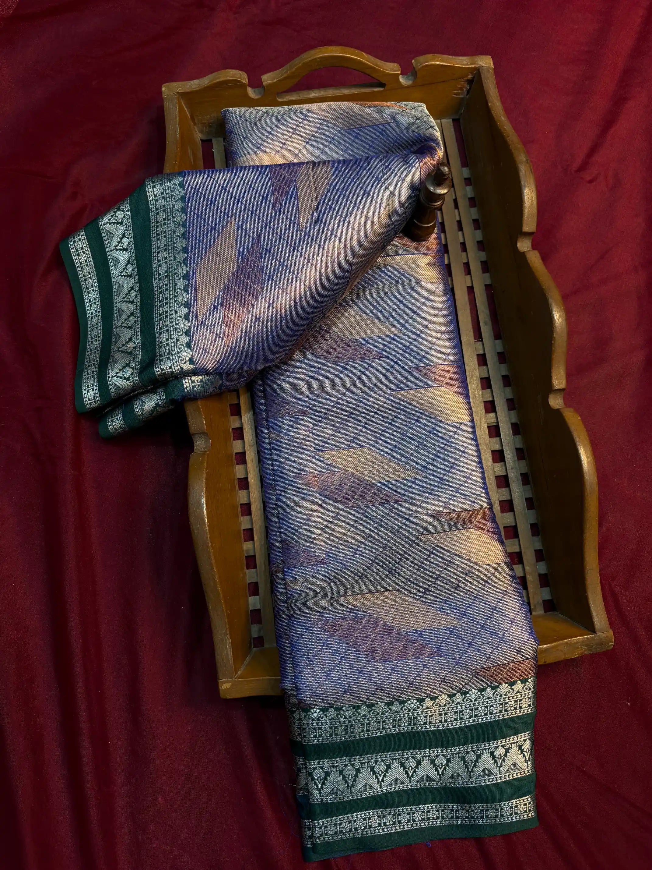 Traditional Embossed Weave Softsilk Banarasi Saree