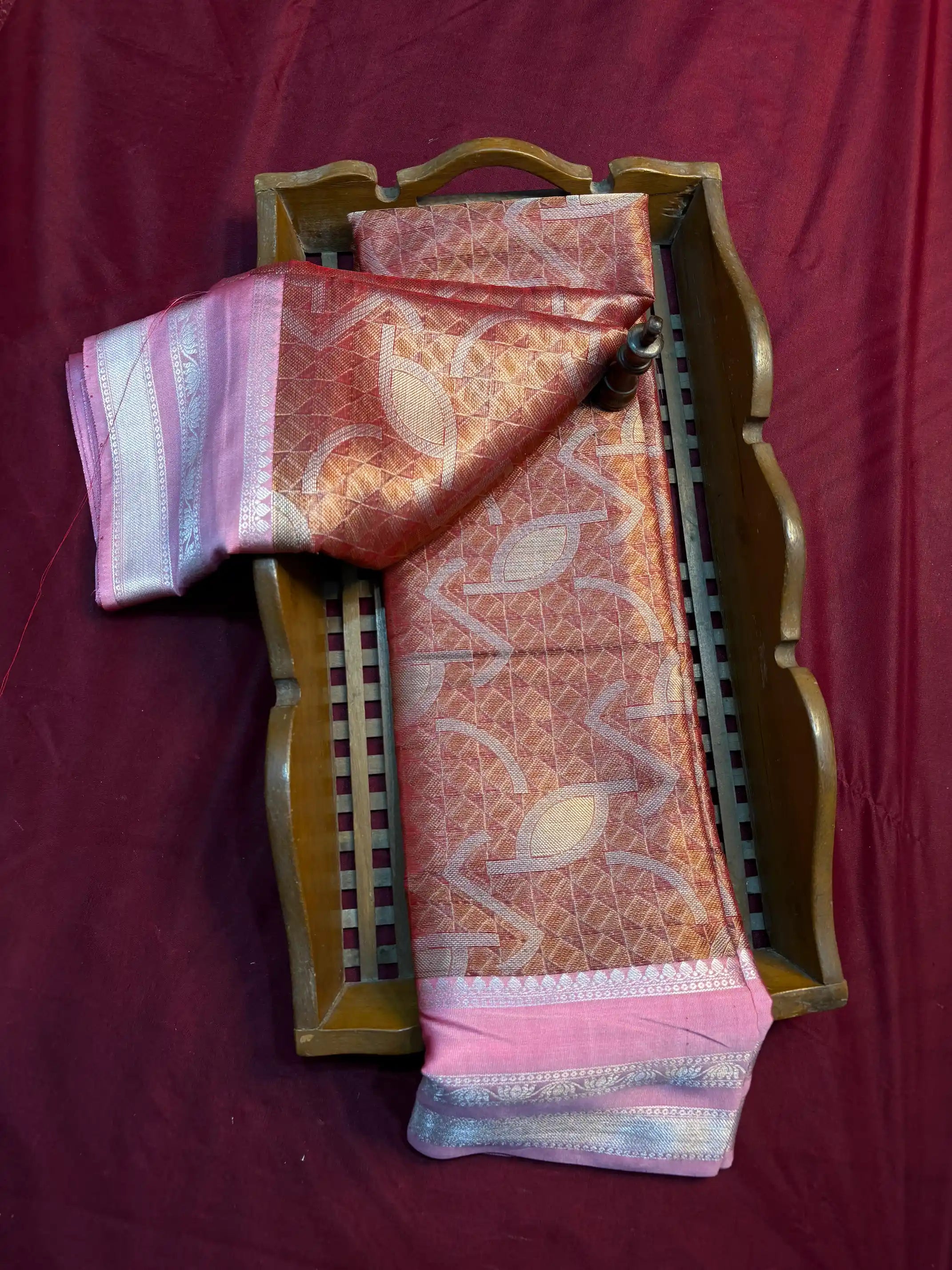 Traditional Embossed Weave Softsilk Banarasi Saree