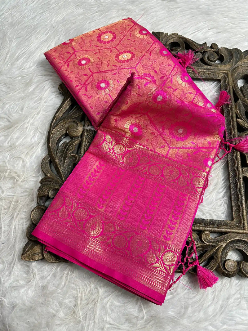 Traditional Softsilk Exclusive Banarasi Saree