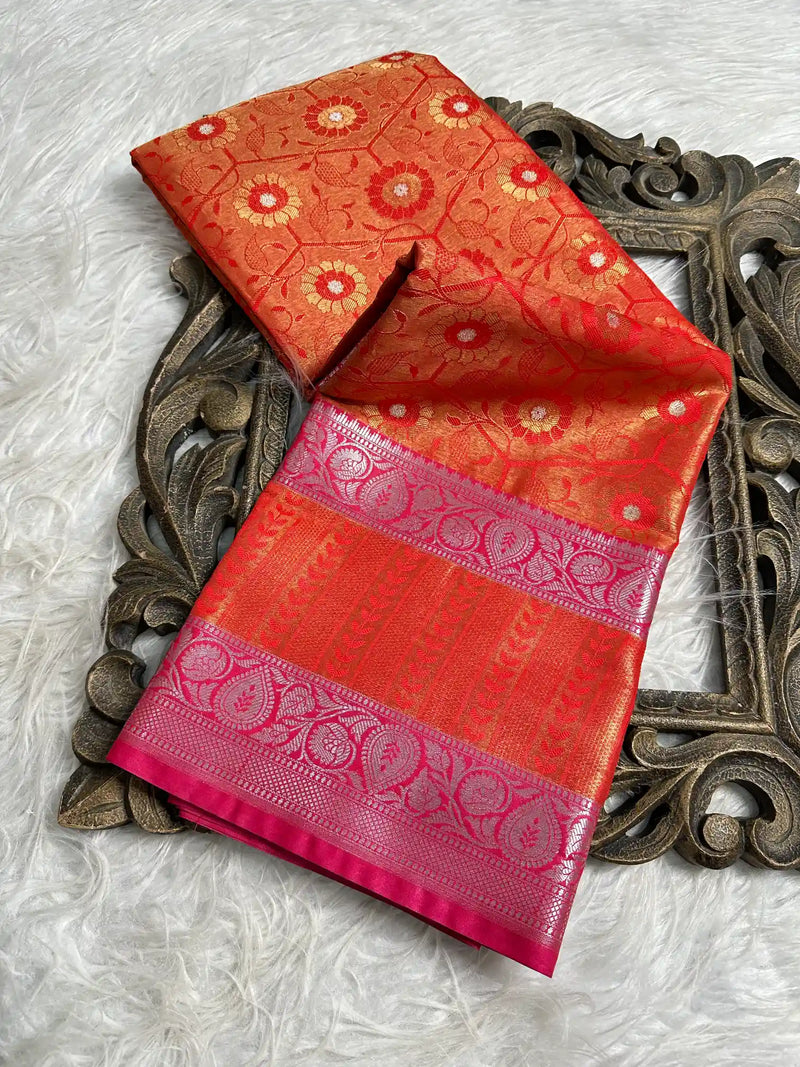 Traditional Softsilk Exclusive Banarasi Saree