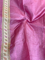 Traditional Buti Pure Tussar Silk Banarasi Saree