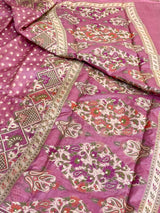 Traditional Buti Pure Tussar Silk Banarasi Saree