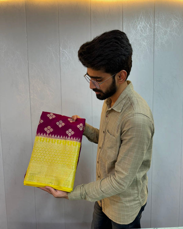 Traditional Warm Silk Banarasi Saree