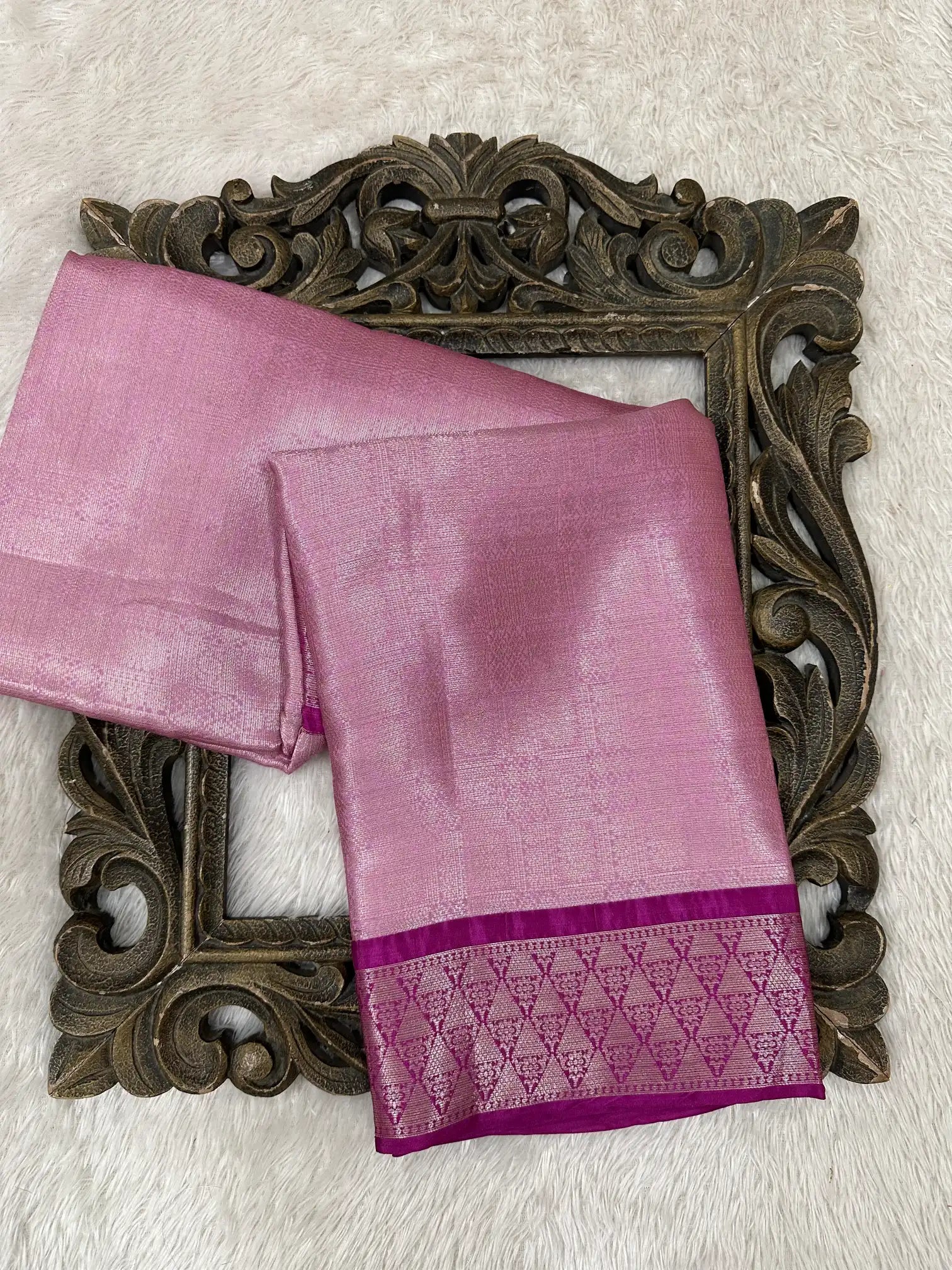 Contemporary Weave Kora Tissue Silk Banarasi Saree