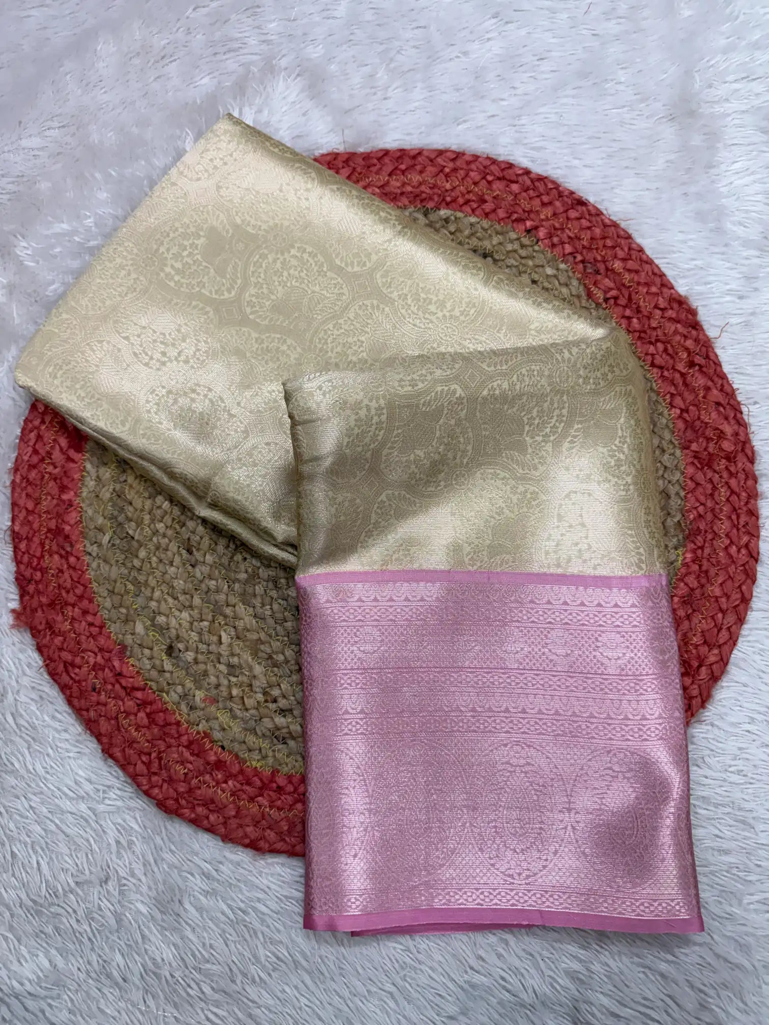 Contemporary Weave Kora Tissue Silk Banarasi Saree