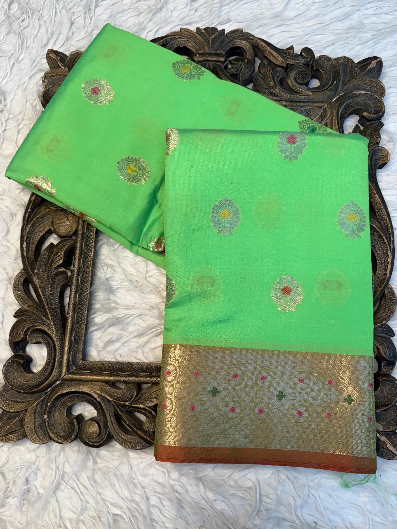 Traditional Weave Softsilk Banarasi Saree
