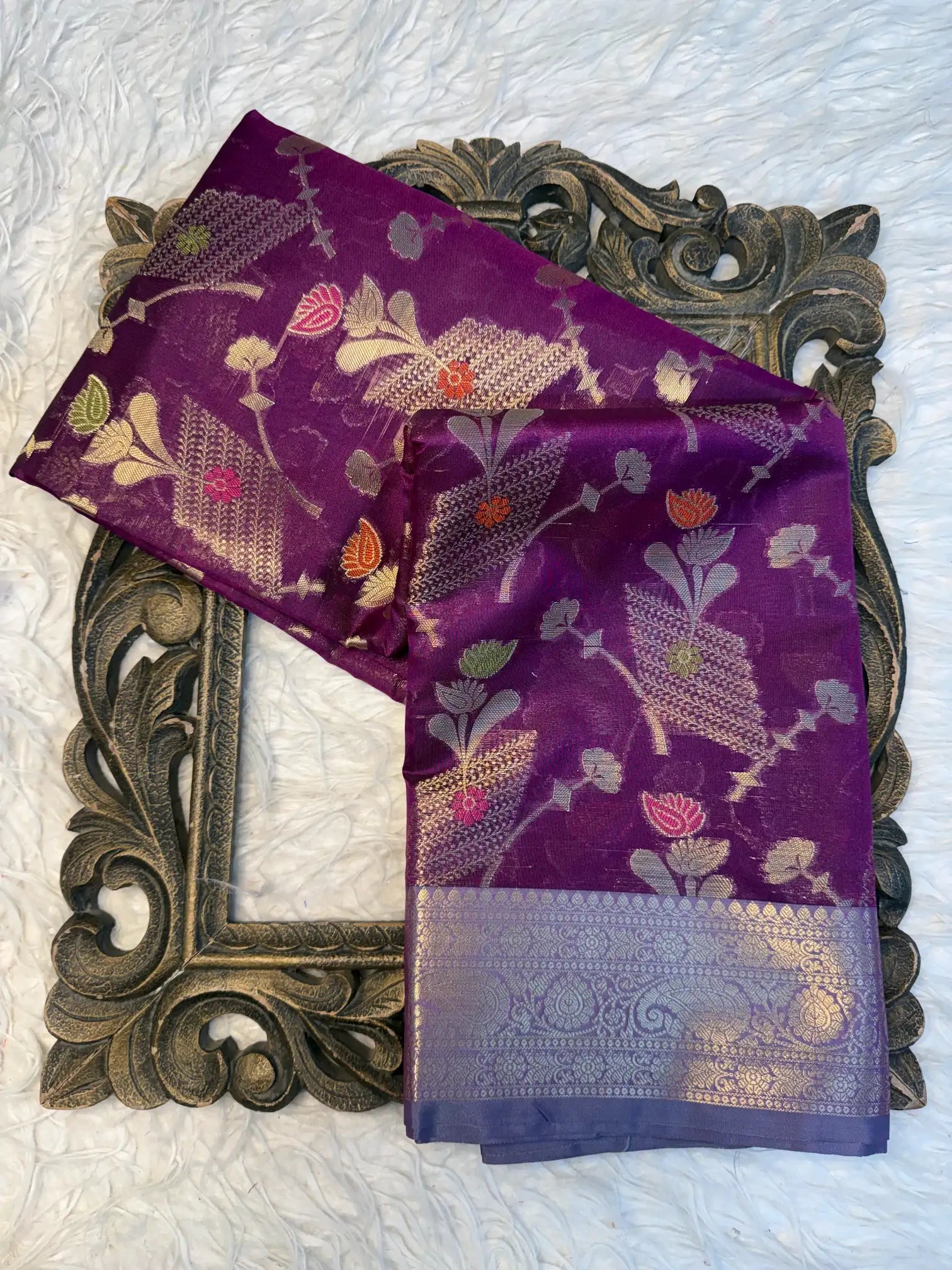 Traditional Weave Softsilk Banarasi Saree
