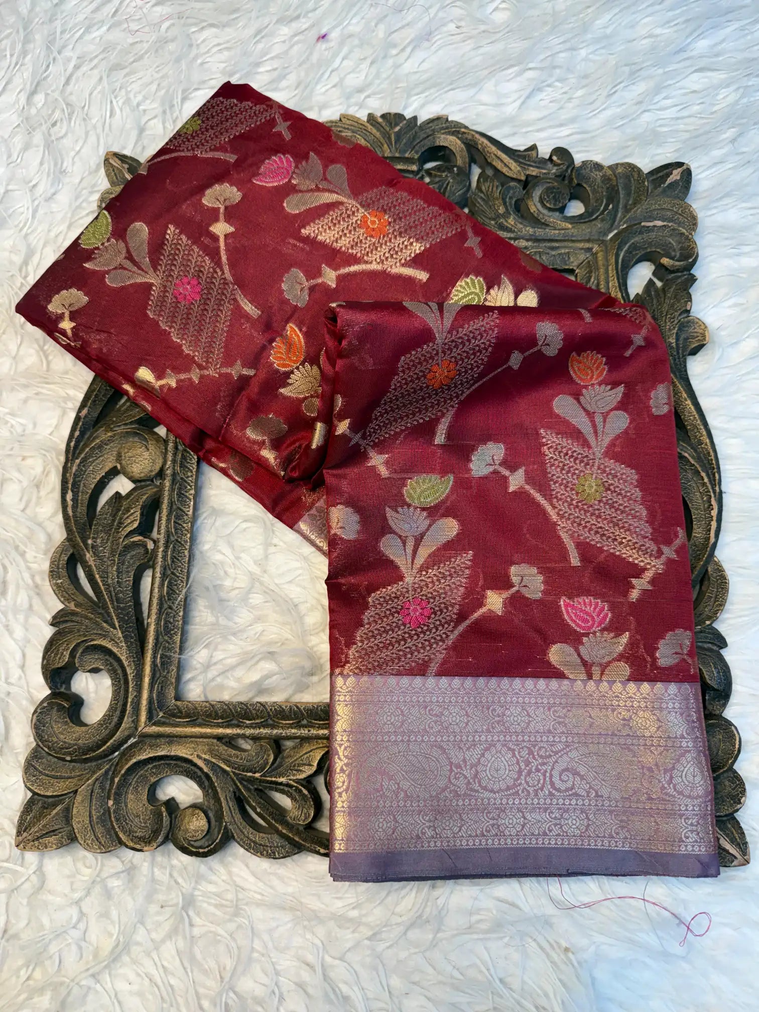 Traditional Weave Softsilk Banarasi Saree