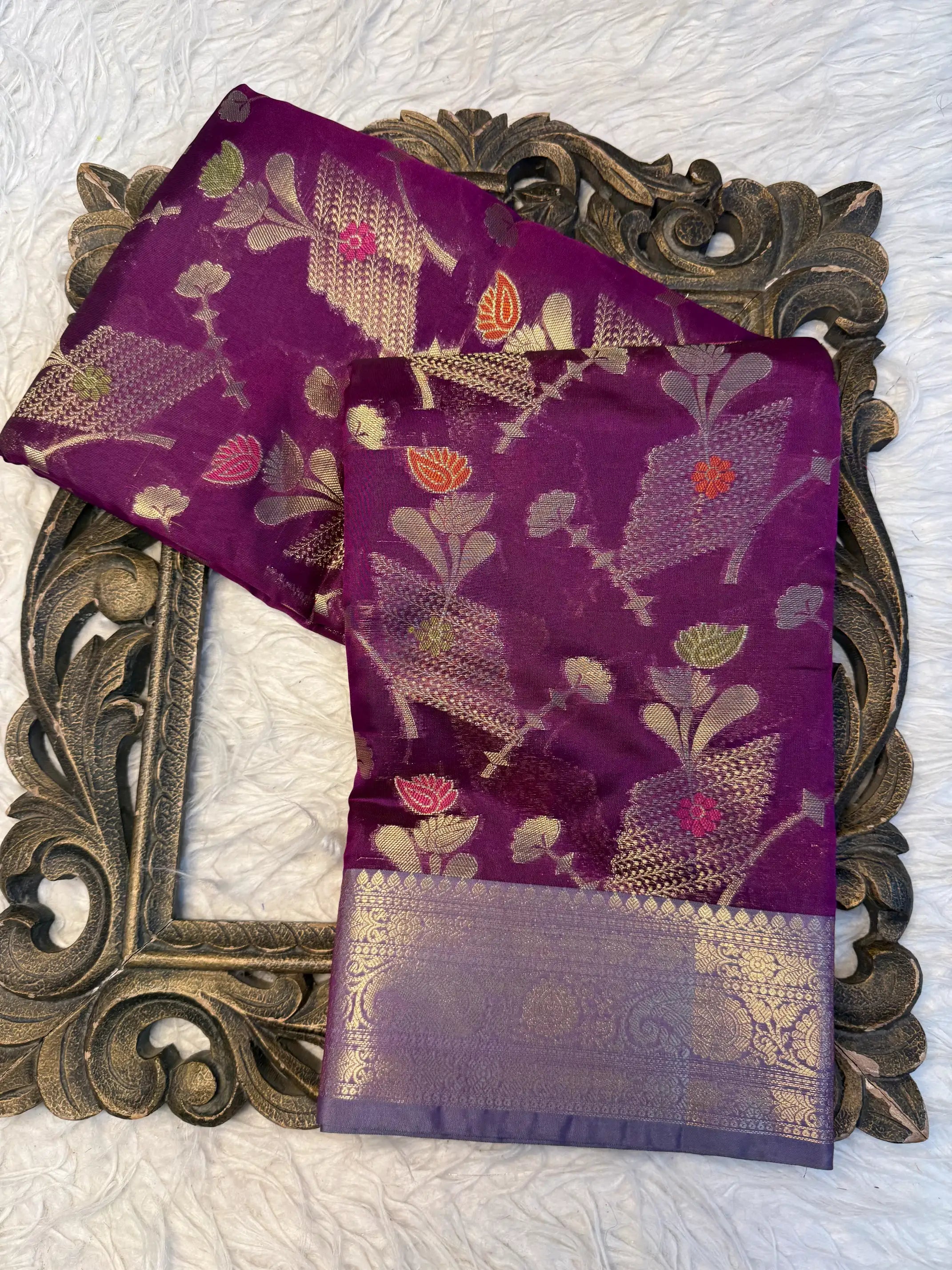 Traditional Weave Softsilk Banarasi Saree