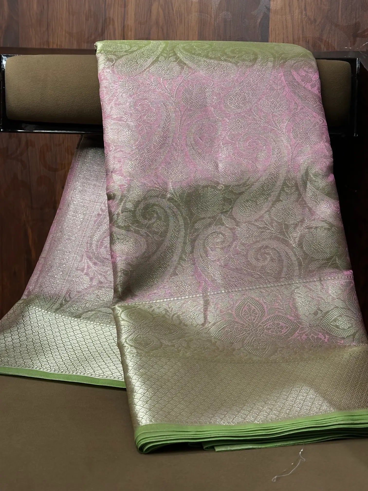 Contemporary weave Softsilk heritage weave saree