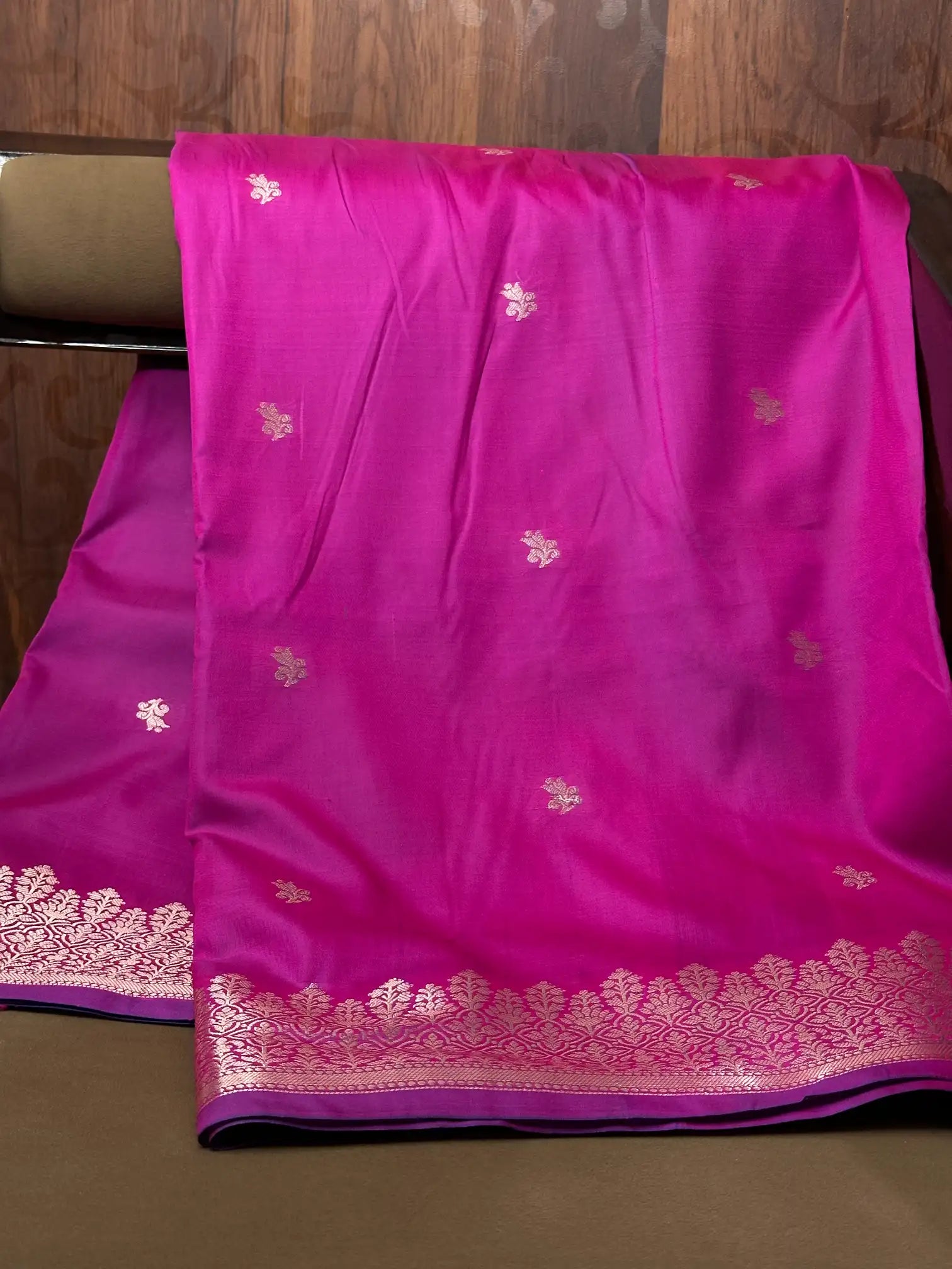 Contemporary weave Softsilk heritage weave saree