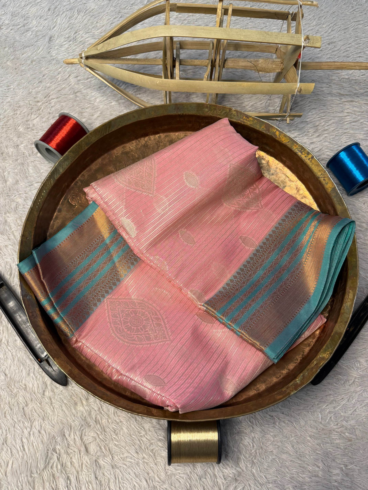Eccentric zari weave Softsilk Banarasi Saree