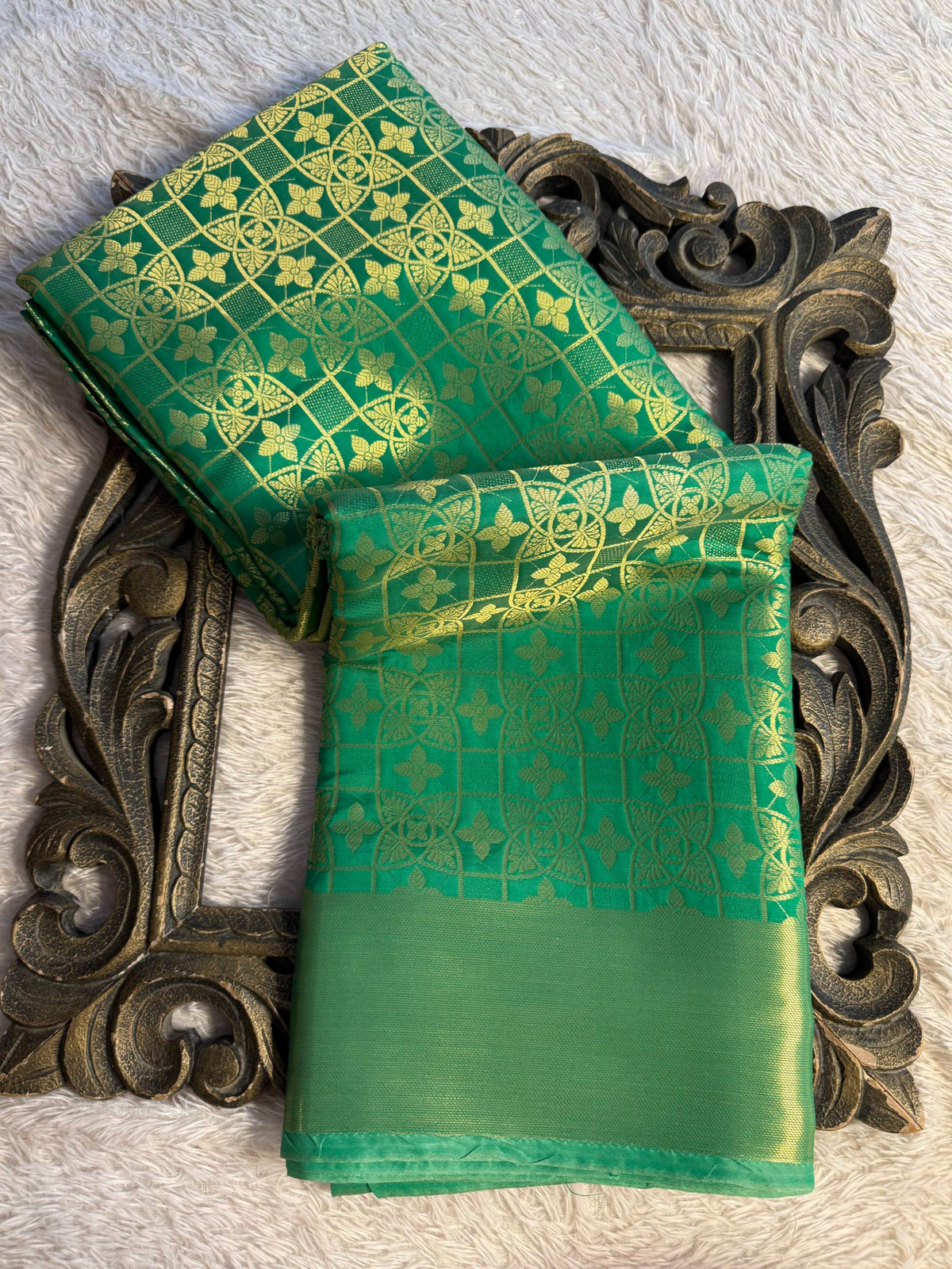 Eccentric zari weave Softsilk Banarasi Saree