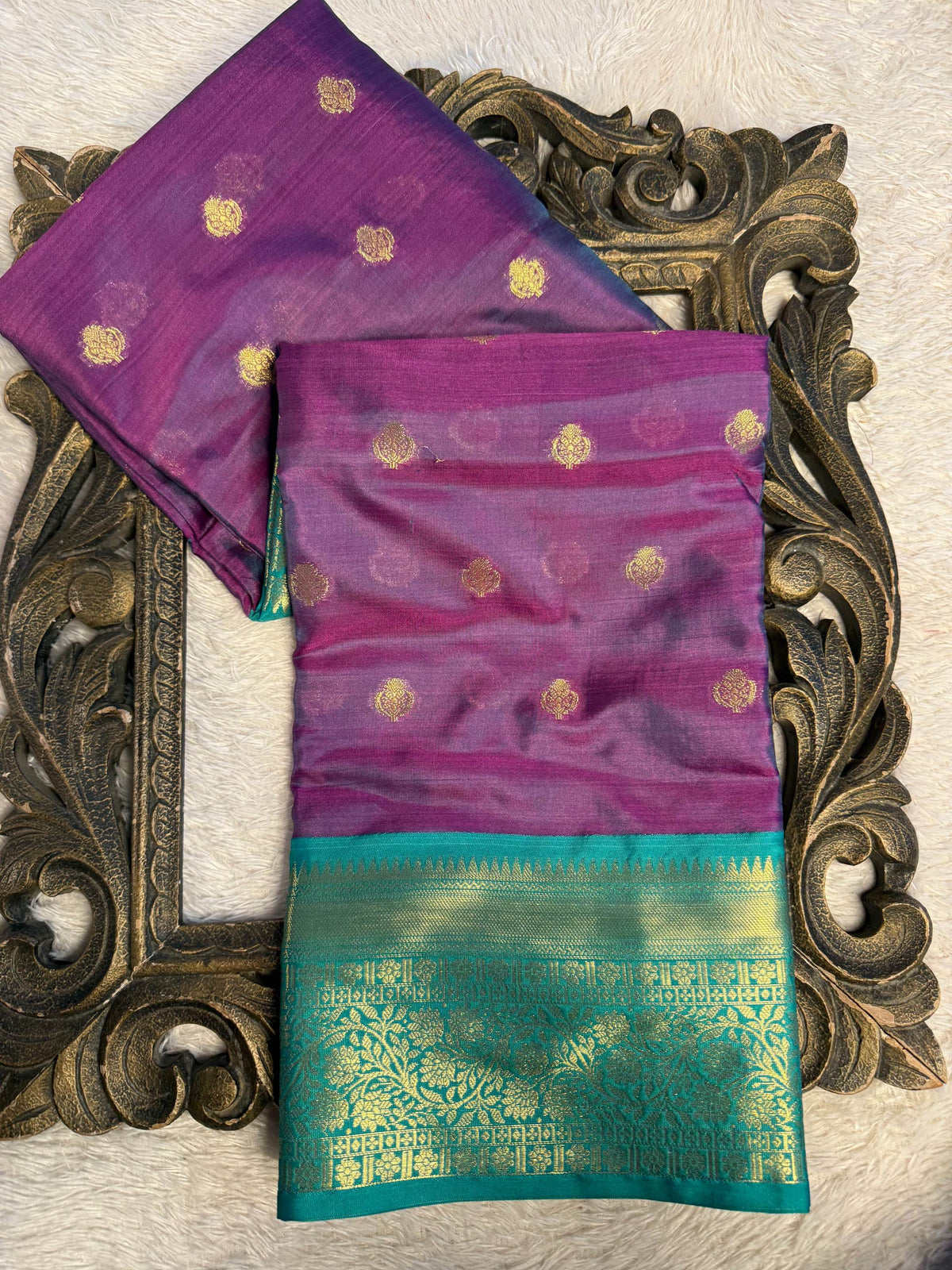 Eccentric zari weave Softsilk Banarasi Saree