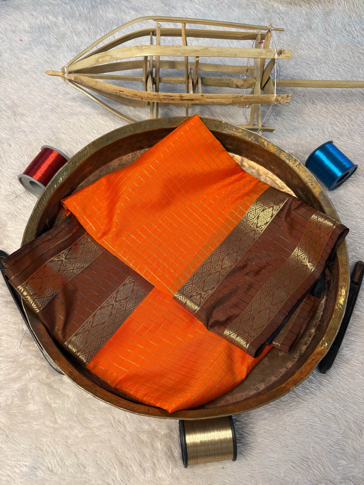 Eccentric zari weave Softsilk Banarasi Saree