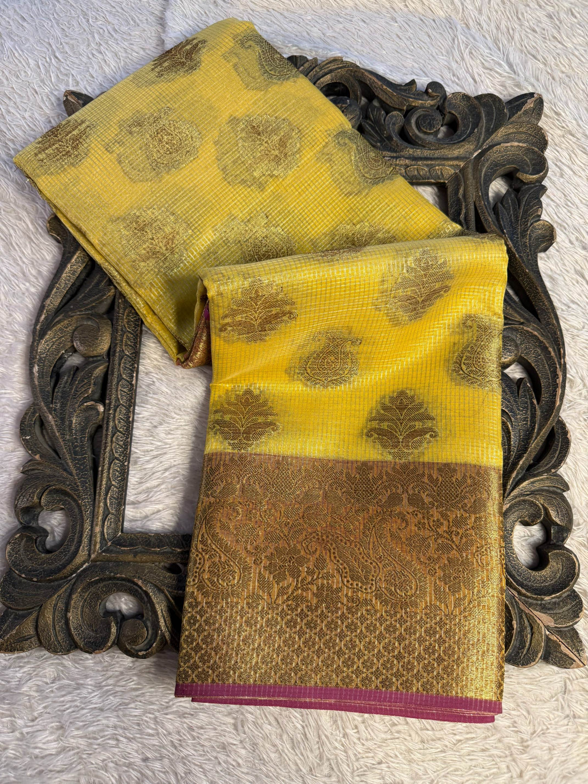 Eccentric zari weave Softsilk Banarasi Saree