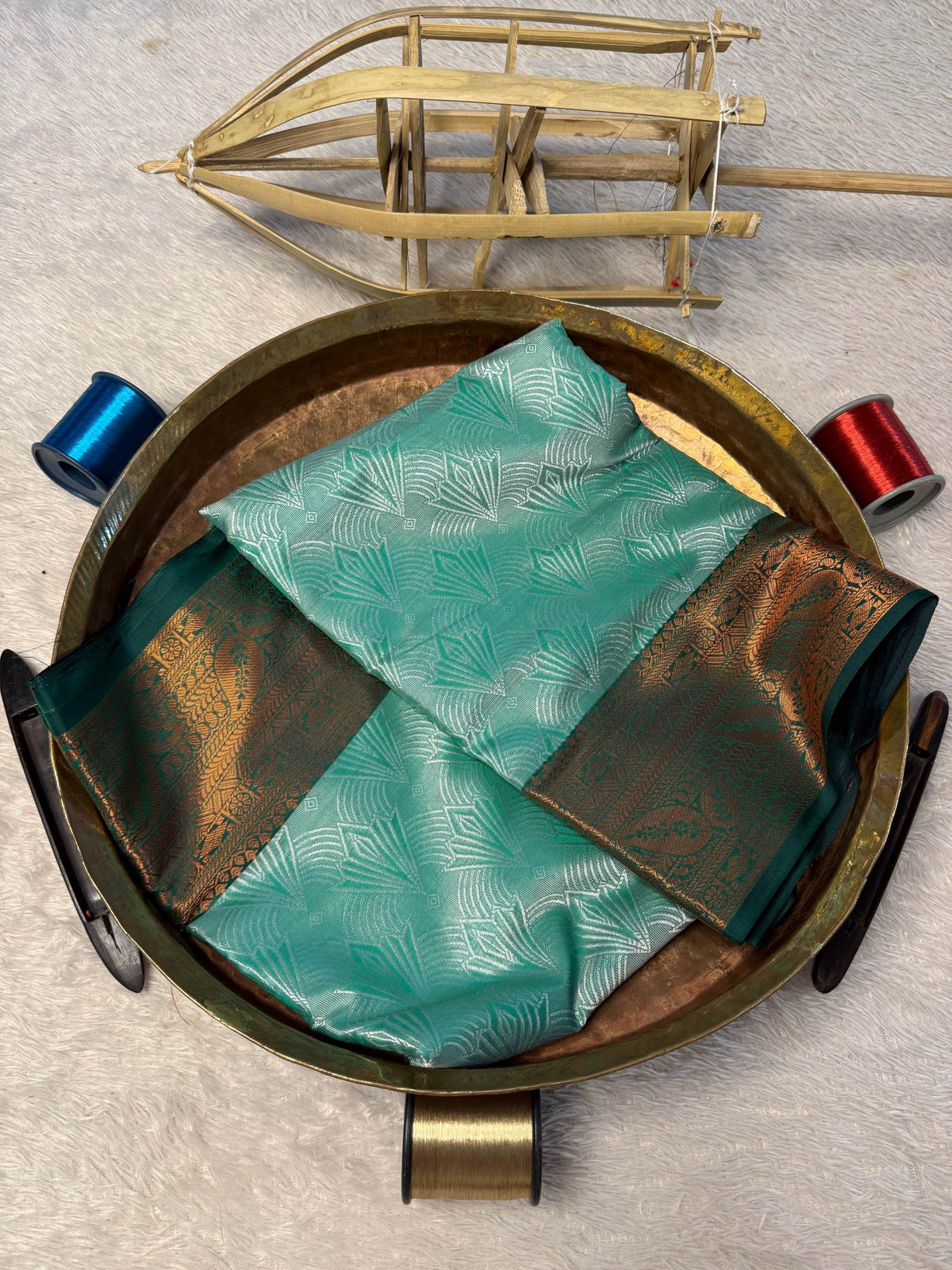 Eccentric zari weave Softsilk Banarasi Saree