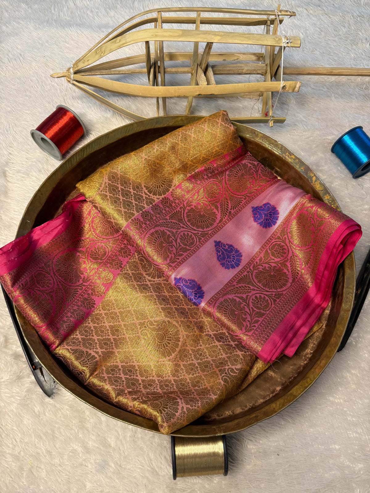 Premium Contemperory Weave Softsilk Banarasi Saree