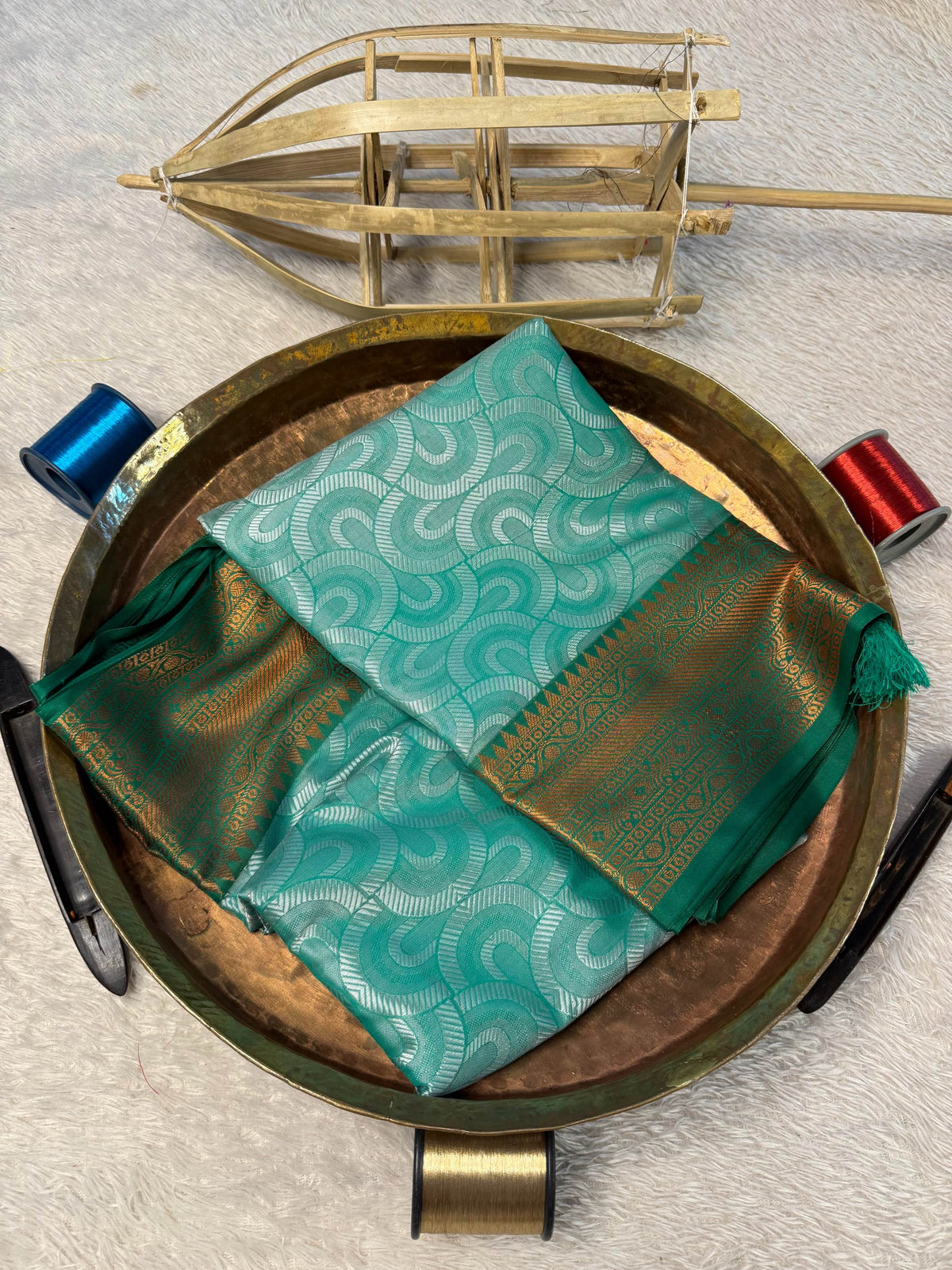 Premium Contemperory Weave Softsilk Banarasi Saree