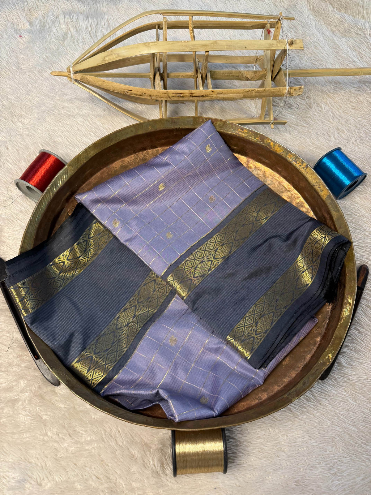 Eccentric zari weave Softsilk Banarasi Saree