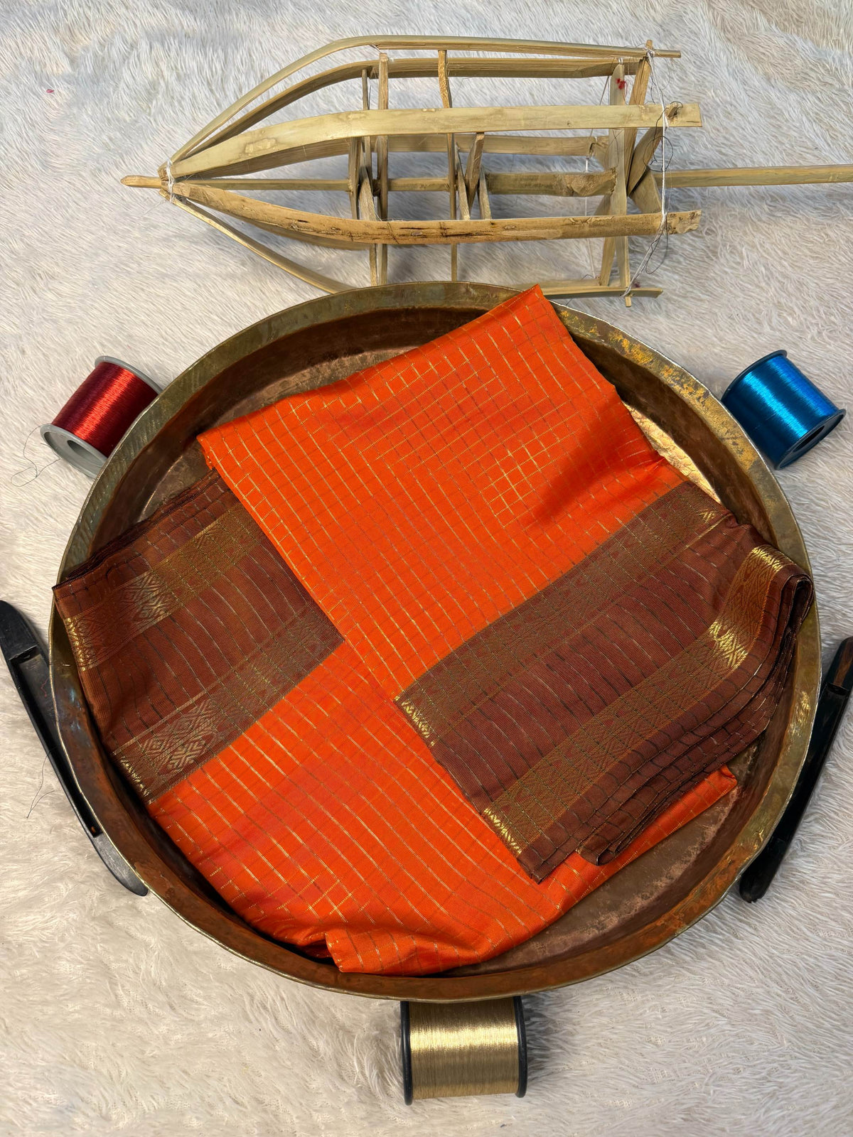Eccentric zari weave Softsilk Banarasi Saree