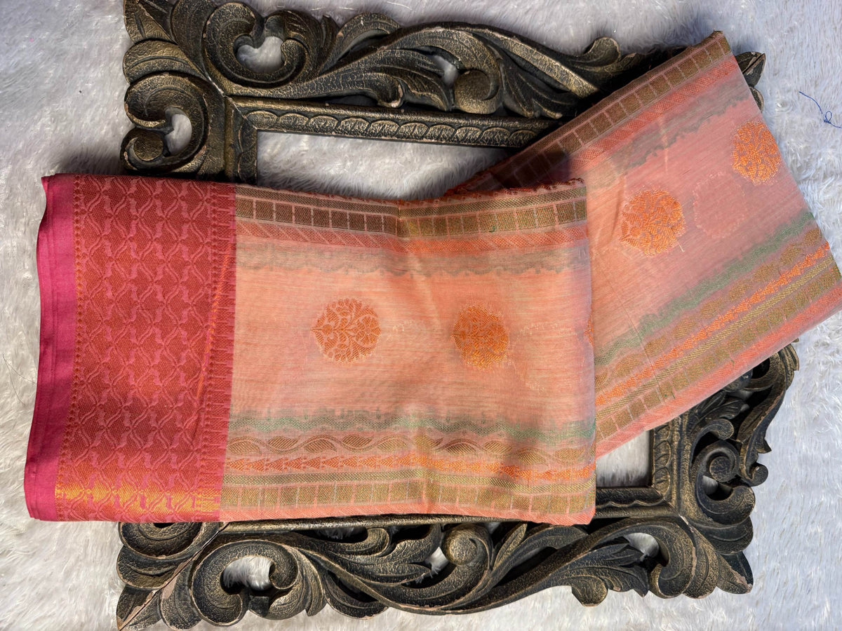 Premium Contemperory Weave Softsilk Banarasi Saree