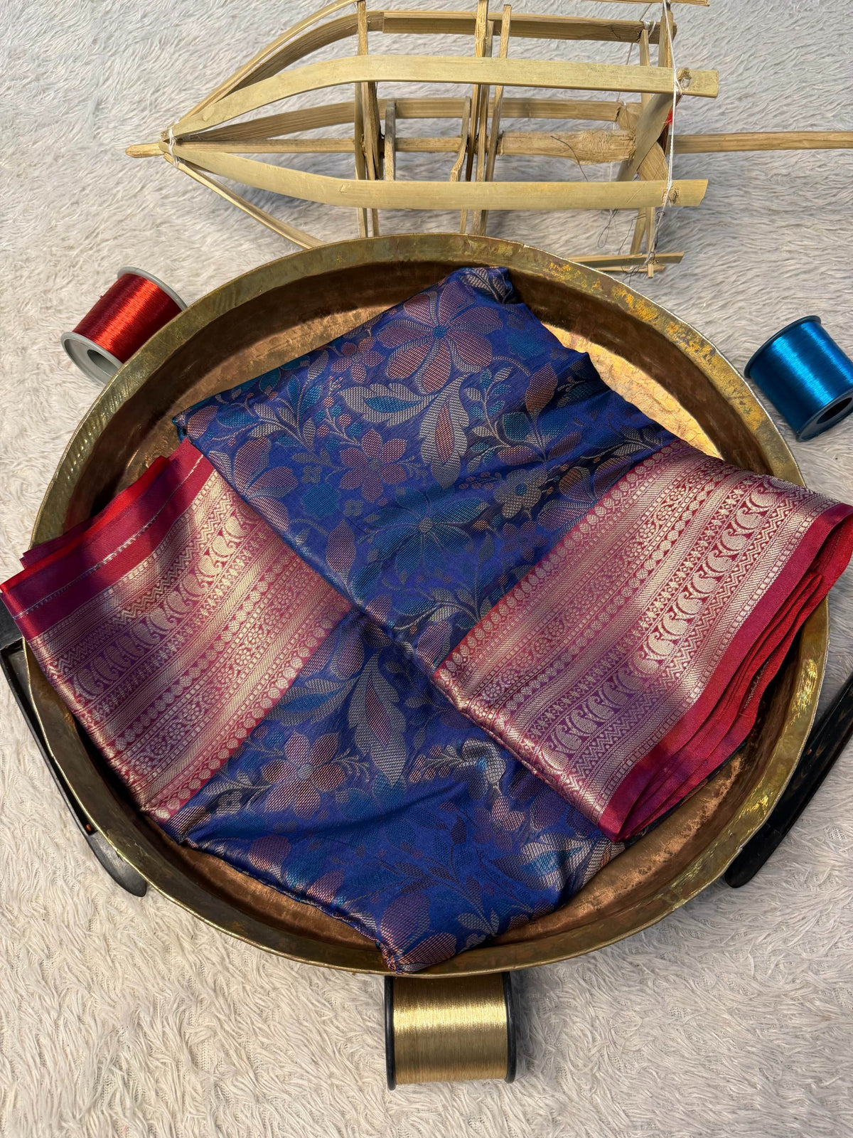 Premium Contemperory Weave Softsilk Banarasi Saree