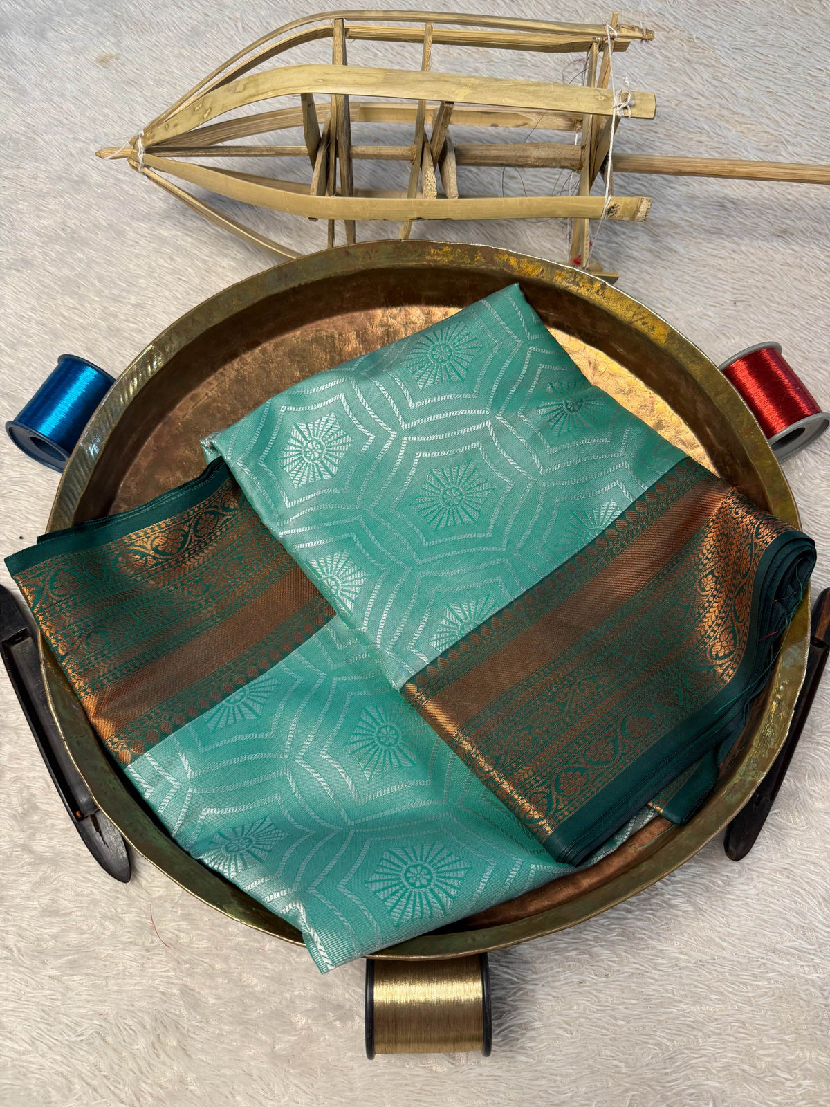 Eccentric zari weave Softsilk Banarasi Saree
