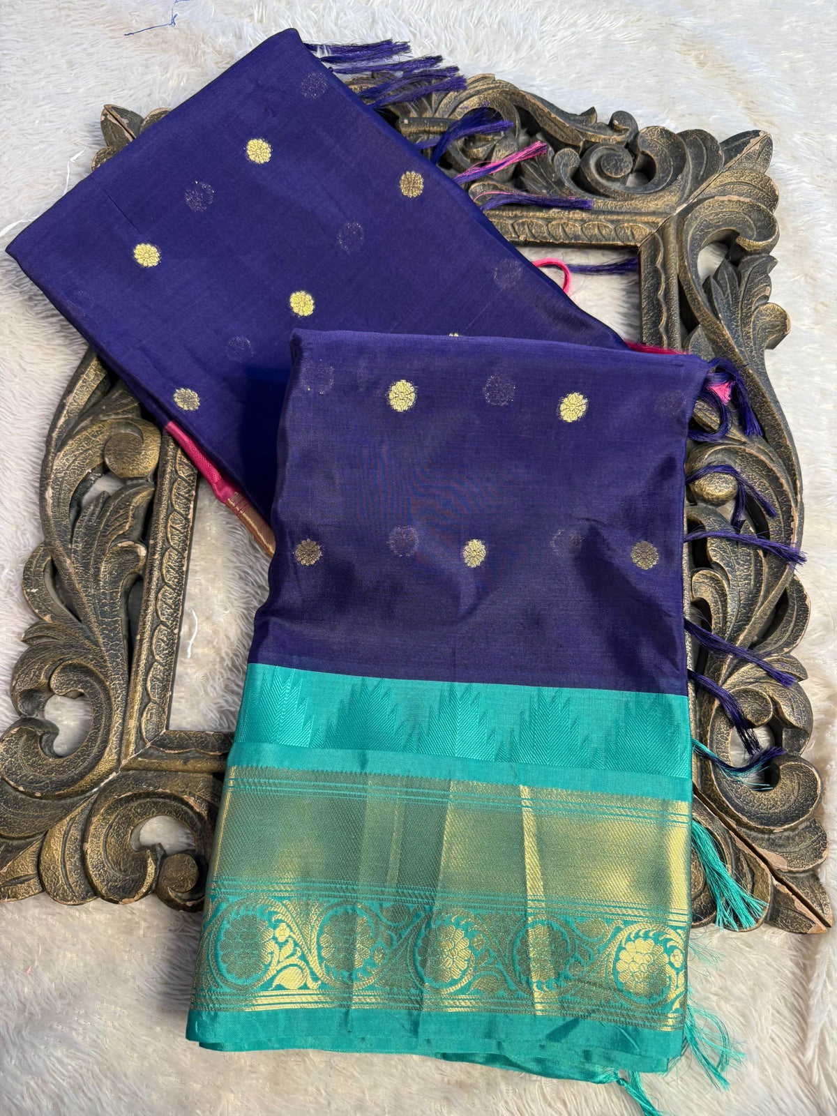 Eccentric zari weave Softsilk Banarasi Saree