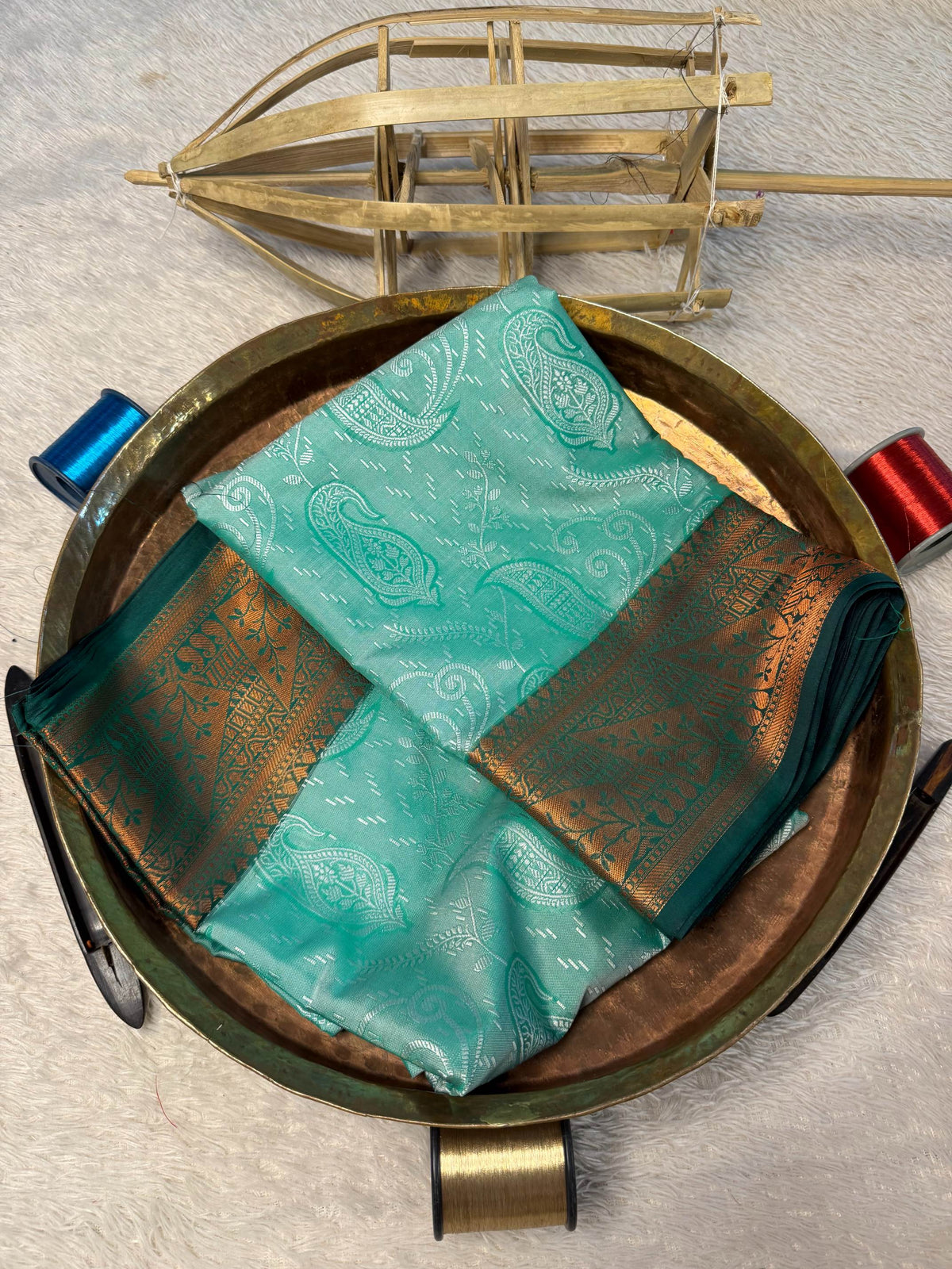 Eccentric zari weave Softsilk Banarasi Saree