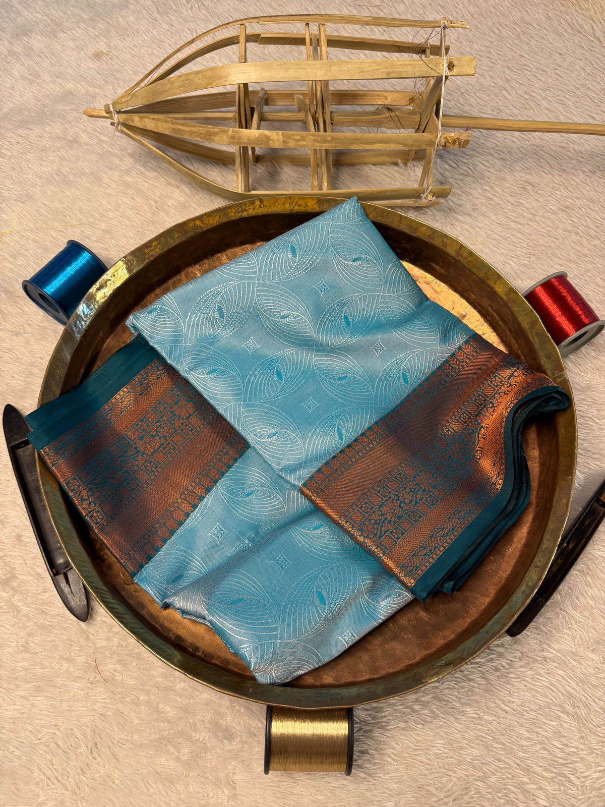 Eccentric zari weave Softsilk Banarasi Saree