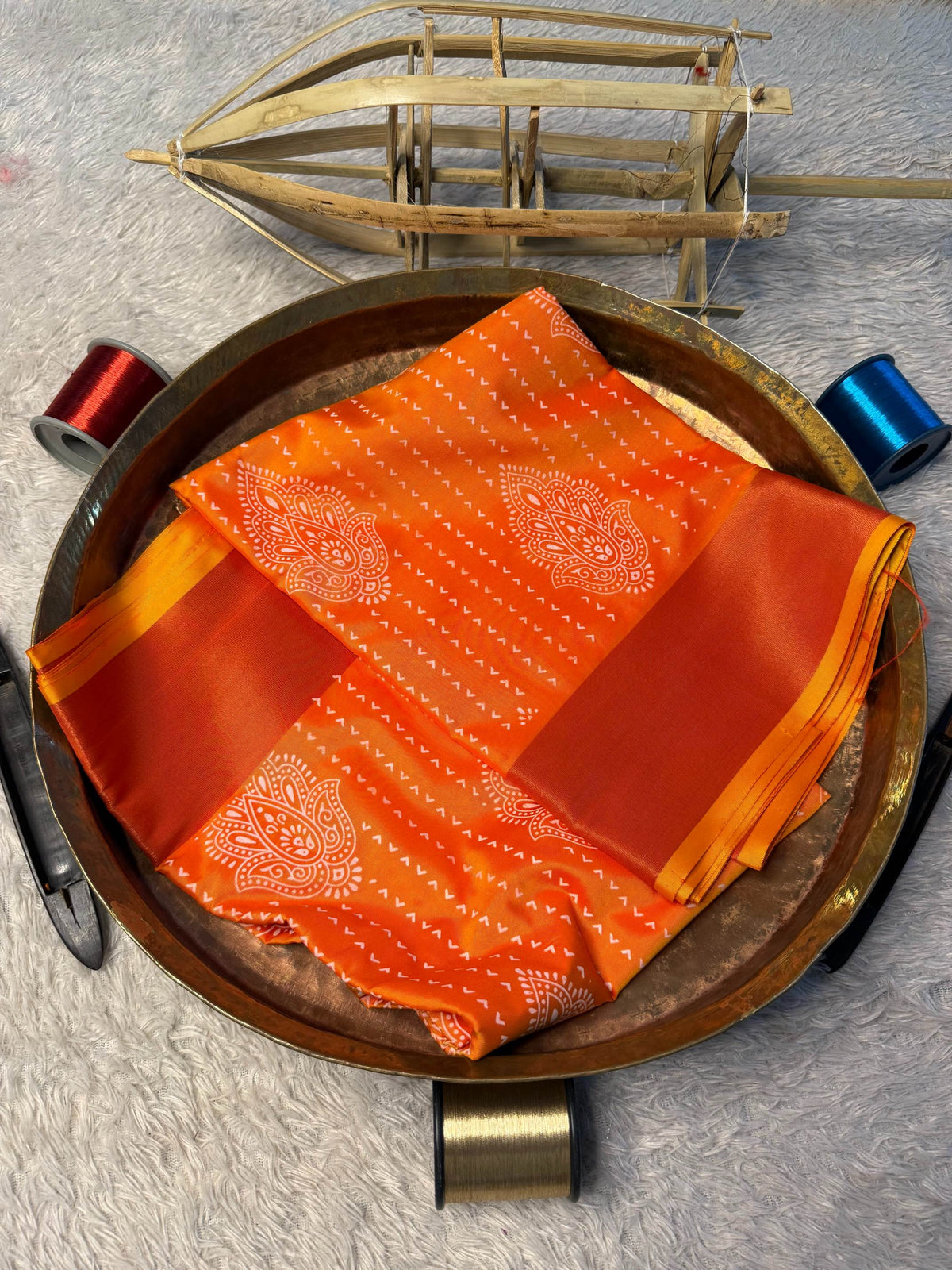 Eccentric zari weave Softsilk Banarasi Saree