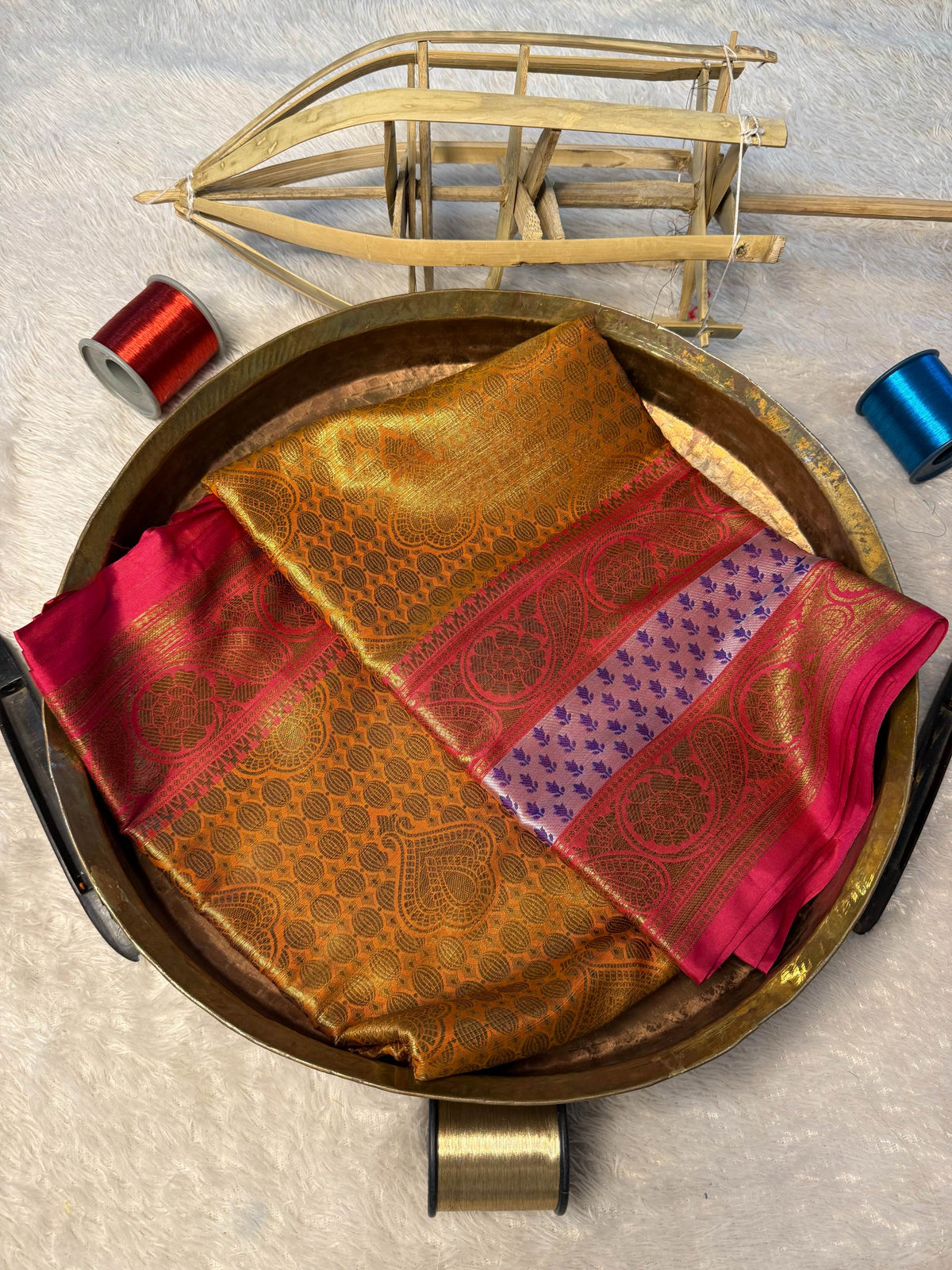 Premium Contemperory Weave Softsilk Banarasi Saree