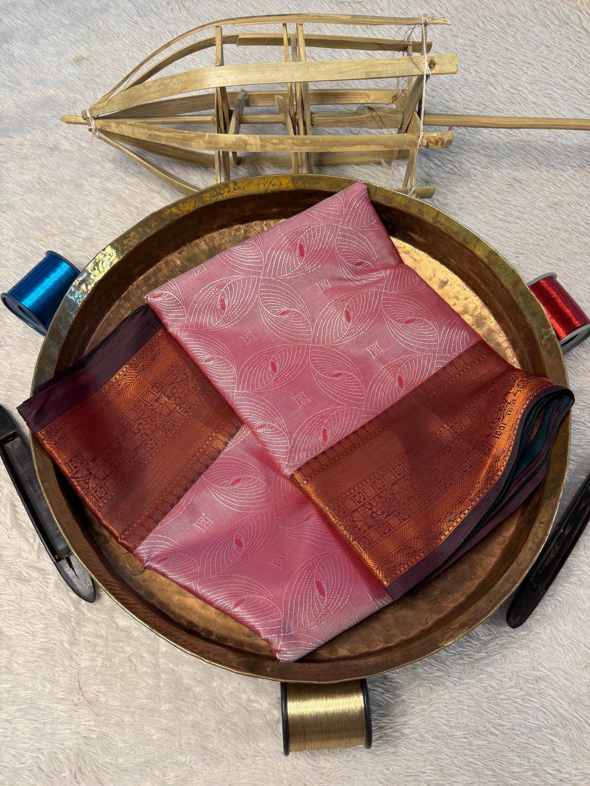 Eccentric zari weave Softsilk Banarasi Saree