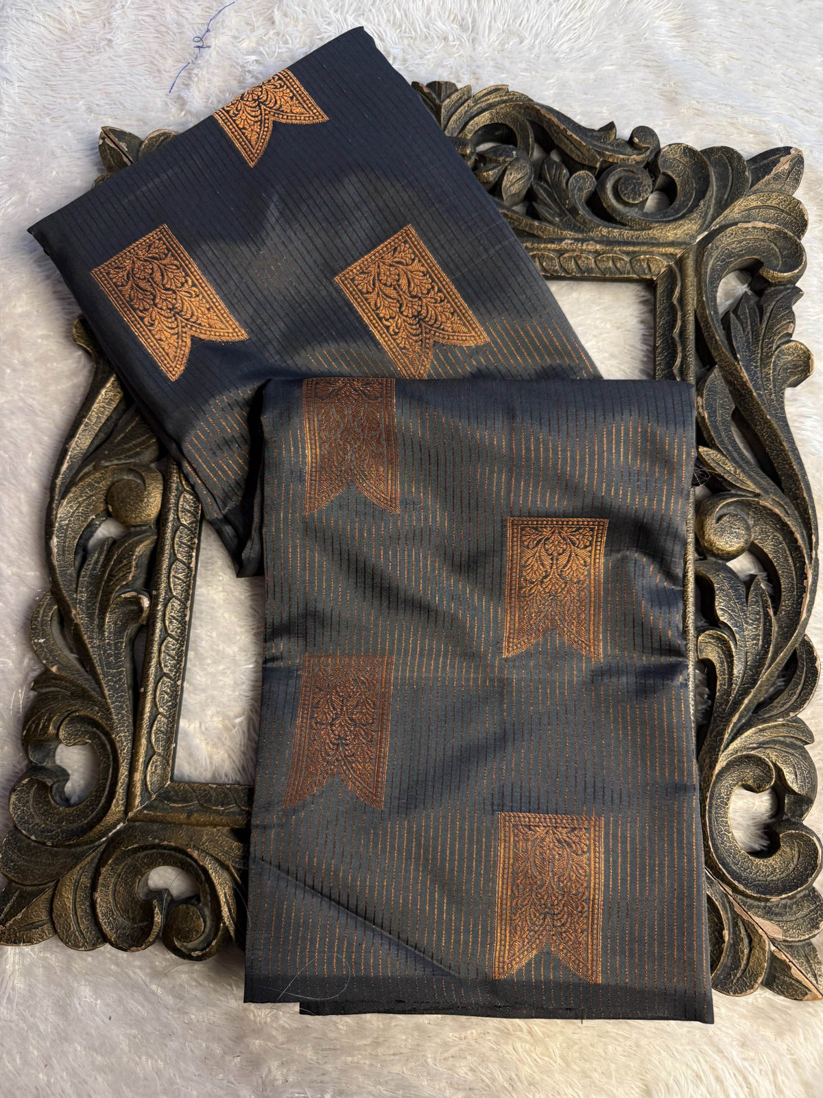 Eccentric zari weave Softsilk Banarasi Saree