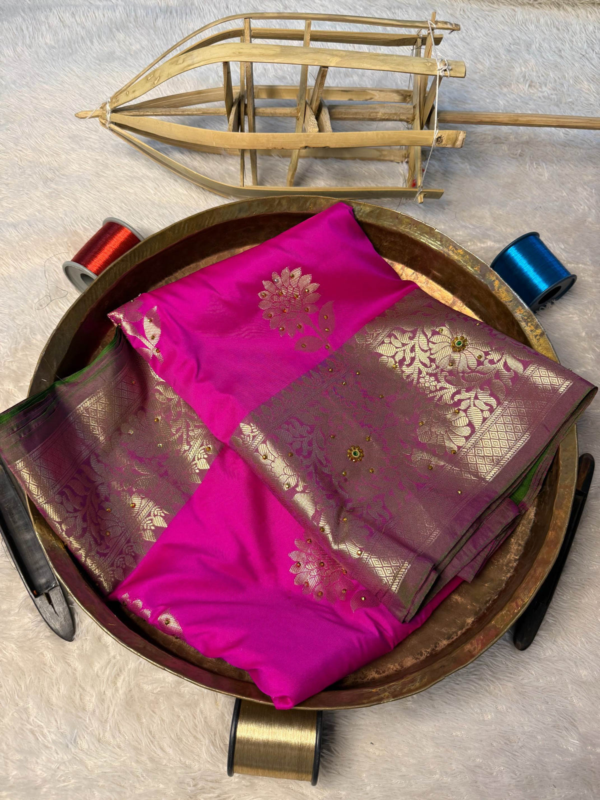 Premium Contemperory Weave Softsilk Banarasi Saree