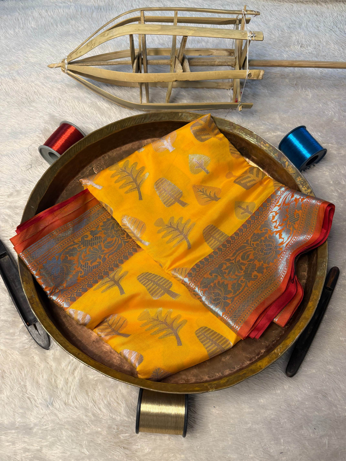 Premium Contemperory Weave Softsilk Banarasi Saree