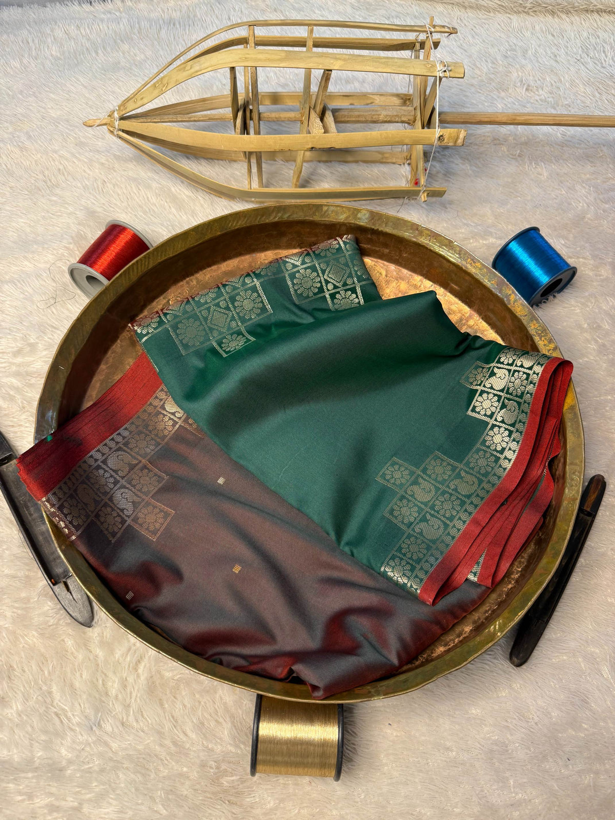 Premium Contemperory Weave Softsilk Banarasi Saree